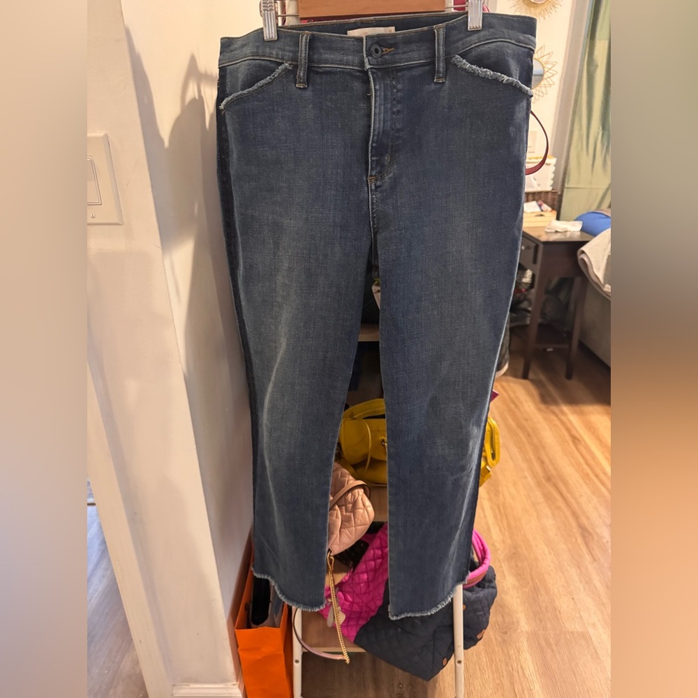 Tory Burch Dark Blue Ankle Jeans